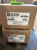 (2) NEW DYNAQUIP ELECTRONIC ACTUATED BRASS BALL VALVE 1/2