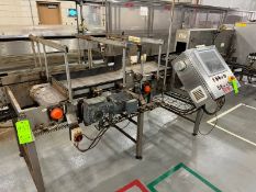 Accumulation Conveyor, with (6) Belt Design, with Krones High Speed Rejector, Includes Allen-Bradley