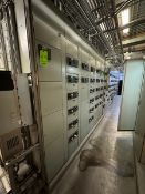 Westinghouse 22-Bucket Motor Control Center, Overall Dims.: 120” L x 21” W x 102” H (LOCATED IN