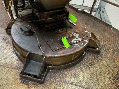 A&B S/S Infeed Funnel, Mounted on Load Cells, with ESP Digital Read Out, with S/S Butterfly Valve,