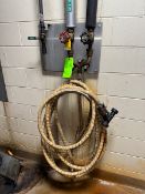 (4) SuperKlean S600M-B Mixing Stations, Wall Mounted, & (1) Pneumatic Hose Reel with Hose, Wall