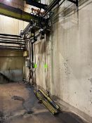 (2) Coffing 1/4 Ton Electric Hoists, with (2) Spreader Bar Attachments, with Hand Controls (