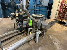 (1) Coperion Rotary Air Lock Valve, with Motor, (1) Semco Rotary Air Lock Valve, with Motor, with