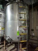 (DAMAGED) S/S 1200 GALLON E-1 YIELD TANK A (Located Freehold, NJ) (Simple Loading Fee $3,850)