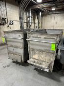 (2) S/S Single Wall Portable Bins (LOCATED IN FREEHOLD, N.J.) (Simple Loading Fee $220)