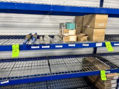 LOT OF ASSORTED CONVEYOR COMPONENTS, INCLUDES (8) BOXES OF CONVEYOR CHAIN
