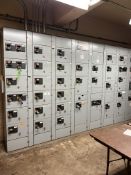36 BUCKETS CUTLER-HAMMER ADVANTAGE SERIES 2100 MOTOR CONTROL CENTER