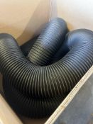 NEW FLEXHAUST FLEXADUX T7 TR HOSE, MEDIUM WEIGHT, BLACK THERMOPLASTIC RUBBER 25FT