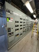 Westinghouse 47- Bucket Motor Control Center, Overall Dims.: Aprox. 260” L x 21” W x 101-1/2” H (