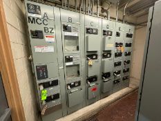 Westinghouse 23-Bucket Motor Control Center, Model: Advantage, Overall Dims.: Aprox. 120” L x 17”