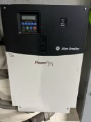 ALLEN BRADLEY POWER FLEX 400 CAT NO. 22C-D142A103 SERIES A MOTOR RATING:75KW/100HP INPUT:3 PHASE