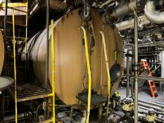 Cherry-Burrell Aprox. 2,500 Gal. S/S Single Wall Tank, M/N GH, S/N 26-70-2615, with Front Man