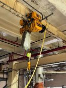 Harrington 1 Ton Electric Hoist, with Hand Control (NOTE: Does Not Include Cross Beam)(LOCATED IN