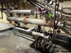 Shell & Tube Heat Exchanger, with Associated Piping & Components (LOCATED IN FREEHOLD, N.J.)