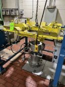 FLEXICON SUPERSAC UNLOADER, BULK BAG DISCHARGER 3200 LBS MAX LOAD, INCLUDES I-BEAM WITH ELECTRIC