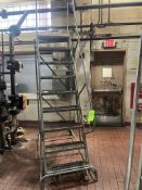 (2)COTTERMAN STEP LADDER ON WHEELS (Simple Loading Fee $137.50)