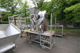 HMI S/S Spin Dryer, M/N AB-100 SPINDRYER, S/N 17035-2, with Baldor 10 ho S/S Clad Motor, Mounted