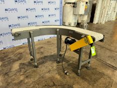 Wrabacon Inc. 90 Degree Turn Conveyor, with Leeson 1/2 hp Drive, with Aprox. 10