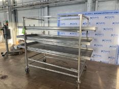 S/S 3-Shelf Unit, Mounted on S/S Frame (INV#88861) (Located @ the MDG Auction Showroom 2.0 in