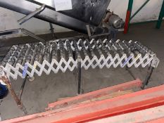 Adjustable Skate Conveyor, Mounted on PortableFrame (LOCATED IN MANTECA, CA)(RIGGING, LOADING,