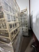 (180) Plastic Racks, with Aluminum RackSkates(LOCATED IN MANTECA, CA)(RIGGING, LOADING, SITE