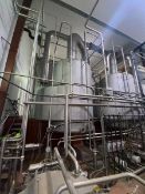 APV Dryer Separator Chamber, with Skid of (3)Centrifugal Pumps, Mounted on S/S LEGS(LOCATED IN