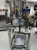 STAINLESS STEEL AUTOMATIC HAMBURGER FORMING MACHINE MODEL:PATTY100-III SERIES NO:0212209 POWER 0.