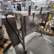 Paddle Mixer With security gard and sensors 3 inch. Bottom discharge. 13 cf. 208 volts, 3 ph, 9