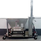 Hinds-Bock 5P-08WT Muffin Depositor on casters 39 gall Hopper Capacity, 8MFC Air Requirements.