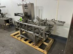 Single Lane Filler, with Lidding Area, with Aprox. 4” x 4” Fill Trays, with S/S Control Panel with