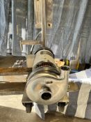 Used Sanitary Stainless Steel Centrifugal Pump, 2 X 1 X 6. Built by Top Flo. 2 hp 3 phase 60 cycle
