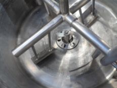 APV 330 Gallon Likwifier, 316L S/S Construction, High Speed Mixer at Bottom Driven by a 60 hp
