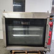 Hardt Oven Model Inferno-3500Gaz. Chicken Roaster. Serial Number 12073k. 120 volts, 60 hz, 1ph, 12