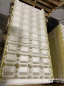 Plastic Forms ( Teflon, Food Grade ) ; 4X10; Total 40 Square Nests; 2