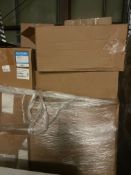 Whole 4 pallets, 137 air filters: New filters. Grainger#: 2DBW2; 11Z801(6); 2GHT1(2); 2GGW3(3);