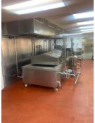 Sure Gas Fryer, Model SR-CF4500, Voltage 230V - 60 Hz - 3 PH, Belt Width 1000mm, Power 4.5kw+5.5kw*
