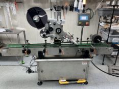 LABELING MACHINE TYPE PM-100 POWER 1.2 WEIIGHT 172 KG MODEL NUMBER: XT-20220061 VOLTAGE 220V