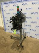 CTM Printer Applicator, M/N 3600-PA, Mounted on Portable Frame (NOTE: Missing Components--See