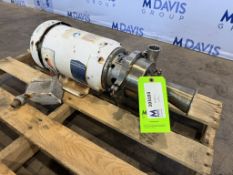 2010 WCB 5 hp Centrifugal Pump, M/N 204500033, S/N 1000002514020, with Baldor 208-230/460 Volts, 3