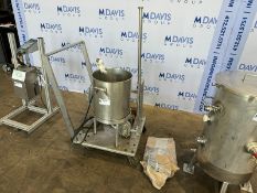 S/S Batch & Pump Skid, with Aprox. 10 Gal. Vessel, with Aprox. 15