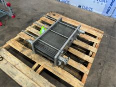 Mueller S/S Plate Heat Exchanger, M/N AT015 SF-150, S/N 1308740-01, Max. Working Pressure 100 PSI,
