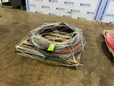 (2) Clamp Type Transfer Hoses, Assorted Lengths, with Aprox. 1-1/2