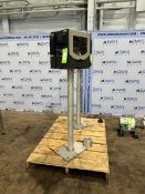 (2) Zebra Printers, M/N ZM600, Mounted on S/S Stands (INV#88450)(Located @ the MDG Auction