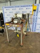 Fitzpatrick Comminuting Machine, Model D, with 2 hp Baldor Motor, Mounted on Portable Mild Steel