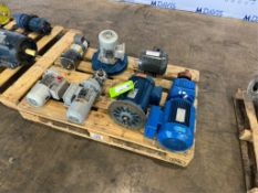 Pallet of Assorted Motors & Drives, Assorted Styles & Types--See Photographs (INV#103089) (Located @