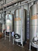Liquid Assets Brewing Systems 24 BBL Vertical Single Wall S/S Brew Tank, with Bottom Man Door,