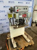 KAPS-ALL Packing Systems Capper, M/N F-4, S/N 3533, Mounted on Mild Steel Frame (INV#82845)(