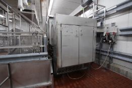 S/S PADDLE BLENDER, INTERNTAL DIMS: APPROX. 100 IN. L X 56 IN. W X 45 IN. D, SIDE DISCHARGE