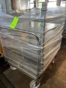 RETORT ACCESSORIES STAINLESS STEEL PUSH TROLLEY INCLUDES (6) RETORT TRAYS DIMENSIONS 3FT X 3FT