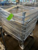 RETORT ACCESSORIES STAINLESS STEEL PUSH TROLLEY INCLUDES (7) RETORT TRAYS DIMENSIONS 3FT X 3FT